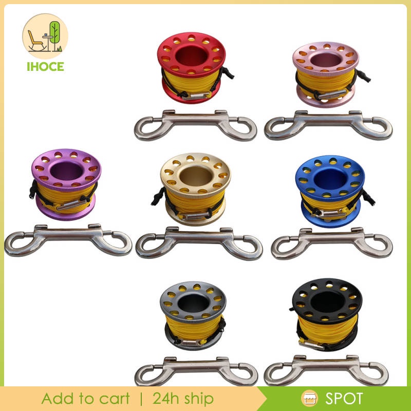 Ống cuộn dây lặn hai đầu bằng hợp kim nhôm 15m/49ft
 | BigBuy360 - bigbuy360.vn