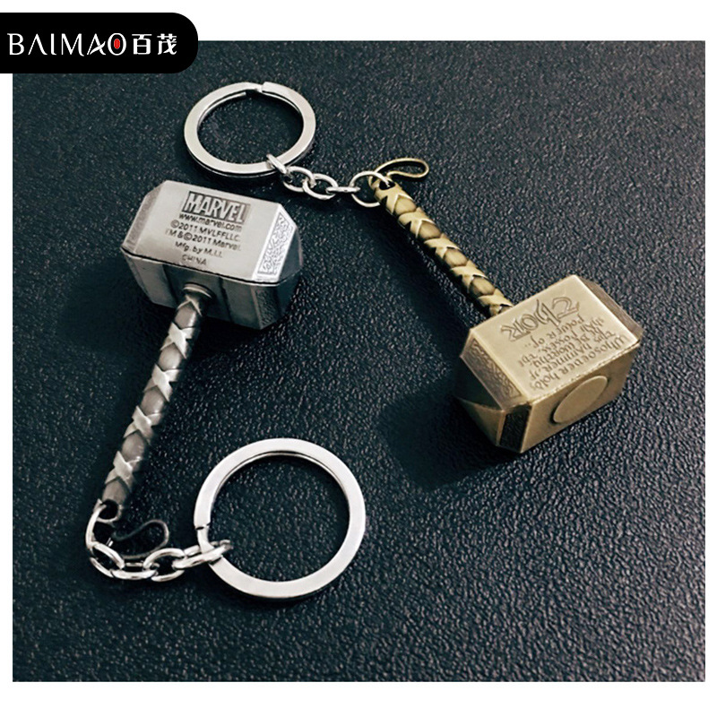 Móc chìa khóa xe hơi The Avengers Thor's Hammer Keychain