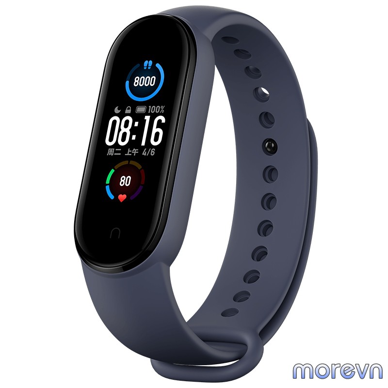 Dây đeo silicon Mi band 5 chính hãng Xiaomi - dây đeo silicon thay thế miband 5