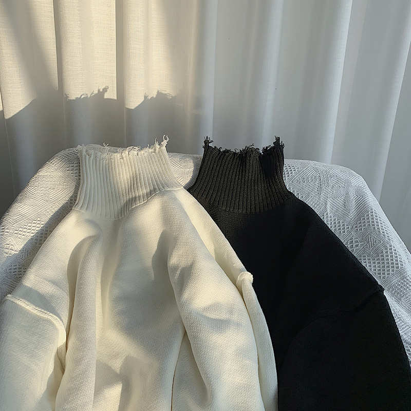 Áo Len Tay Dài Cổ Lọ Thời Trang Cho Cặp Đôi