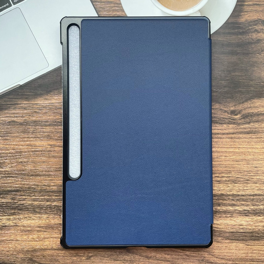 Bao da nắp gập, lưng cứng chống sốc cho máy tính bảng Samsung Galaxy Tab S7 Fe/ S7 Plus/ S8 Plus