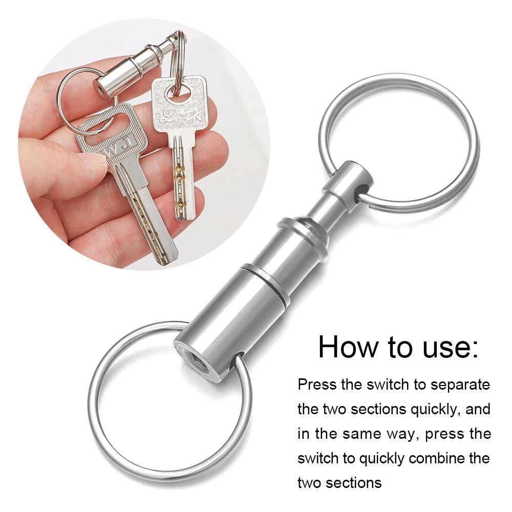 SHOUKEY Móc Khóa Hai Vòng Tháo Rời Được Nhỏ Gọn Dành Cho Trẻ Em