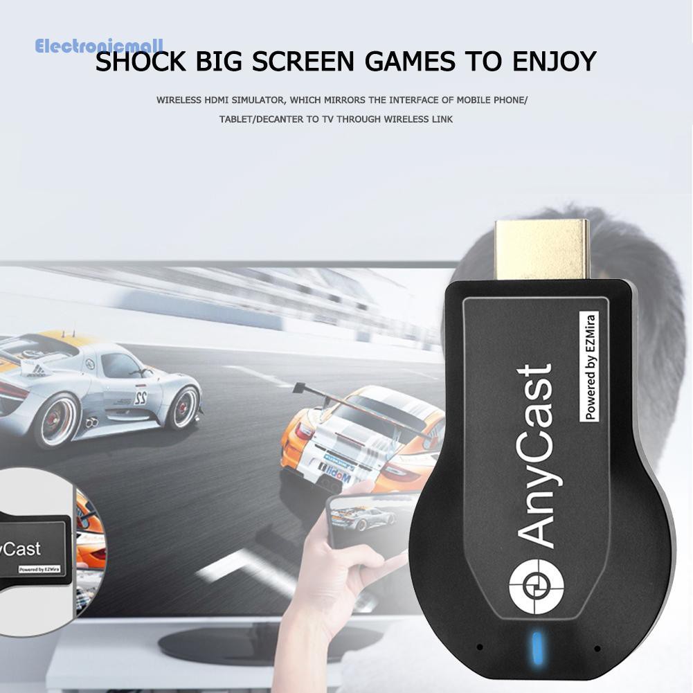 ElectronicMall01 Anycast M2 Plus Wireless Display Dongle Receiver HDMI TV Stick for iOS Android