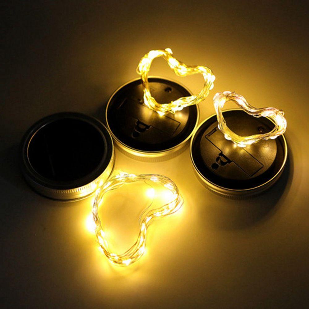 Lọ Đèn Treo Trong Suốt Sử Dụng Năng Lượng Mặt Trời Dùng Trang Trí DIY