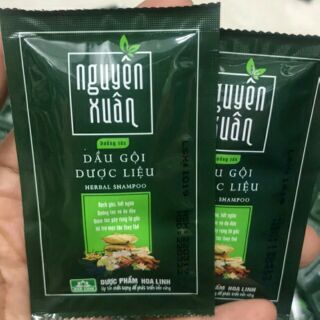 Dầu gội Nguyên Xuân Gói 6,5ml, dầu gội thảo dược