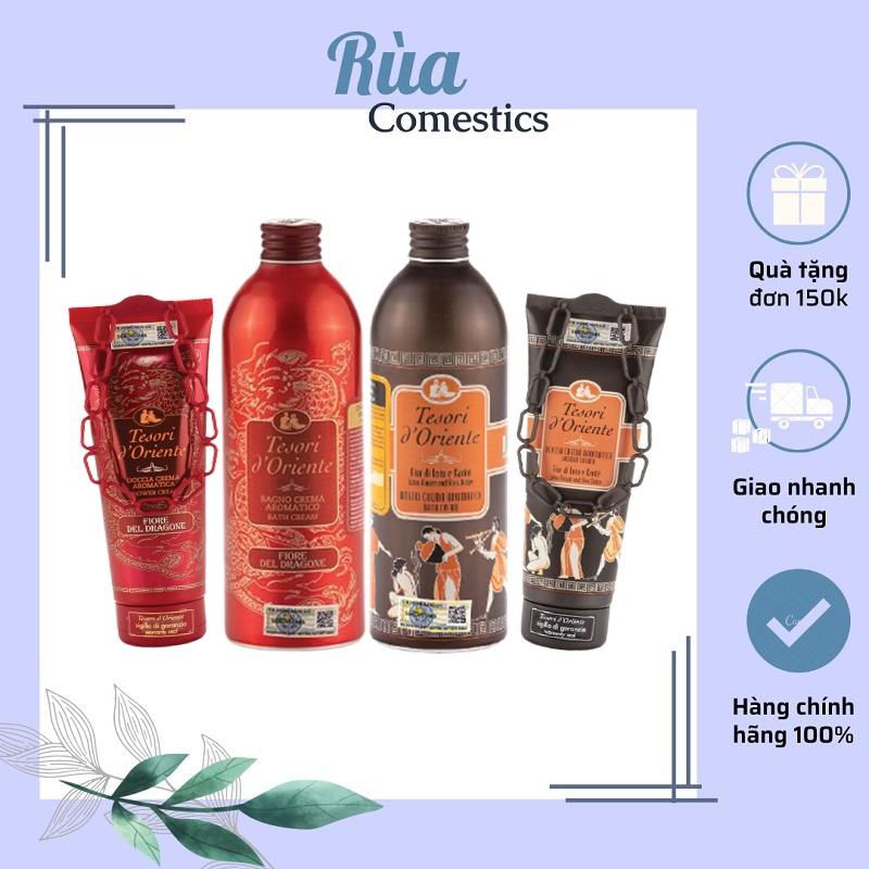 [CHÍNH HÃNG] Sữa Tắm Xích Nước Hoa Tesori D'Oriente_Hương hoa thơm ngát_Bảo vệ da khỏi các tác động môi trường
