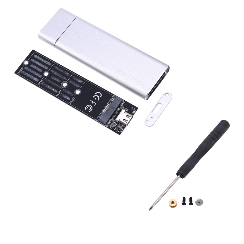 Hộp Đựng Ổ Cứng Chuyển Đổi Usb 3.1 Sang M.2 Ngff Ssd Cho M2 Sata Ssd Usb 3.1 2230 / 2242 / 2260 / 2280 (Sier) | BigBuy360 - bigbuy360.vn