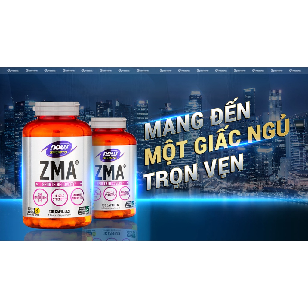 ZMA | Now ZMA  | Phục Hồi Cơ Bắp Khi Ngủ Now ZMA  - Chính Hãng The Shape Store