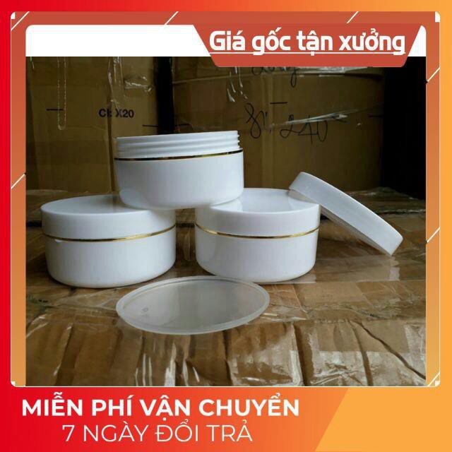 Hủ Đựng Kem ❤ GIÁ TẬN GỐC ❤ Hủ đựng kem body trắng đục 100g,150g,200g,300g chiết mỹ phẩm , phụ kiện du lịch