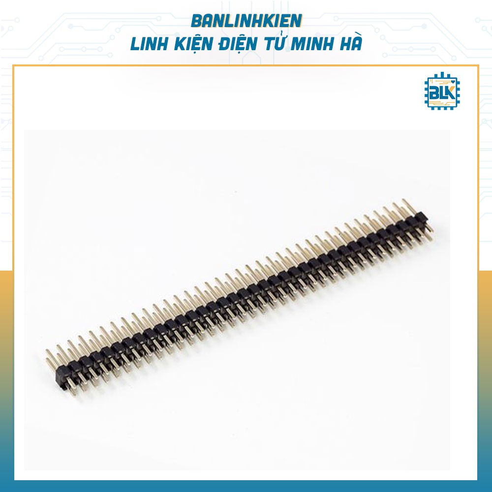 Hàng Rào Jump Đôi Đực 2.54MM 2x40P Thẳng 11MM