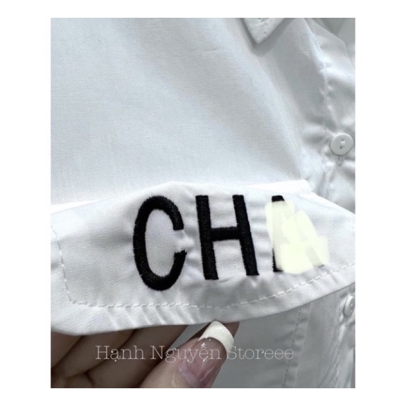 Áo sơmi chaneo túi hộp