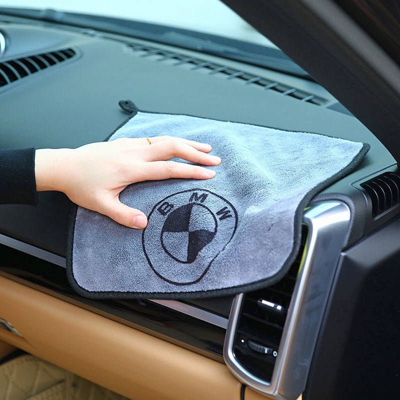 Car Cleaning Cloth Special Thickened Car Wash Towel Car Towel Absorbent Lint-Free Non-Deerskin Car Traceless Rag YWUO