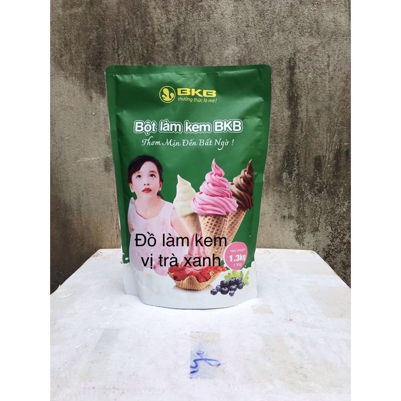 Bột làm kem tươi trà xanh 1.3kg