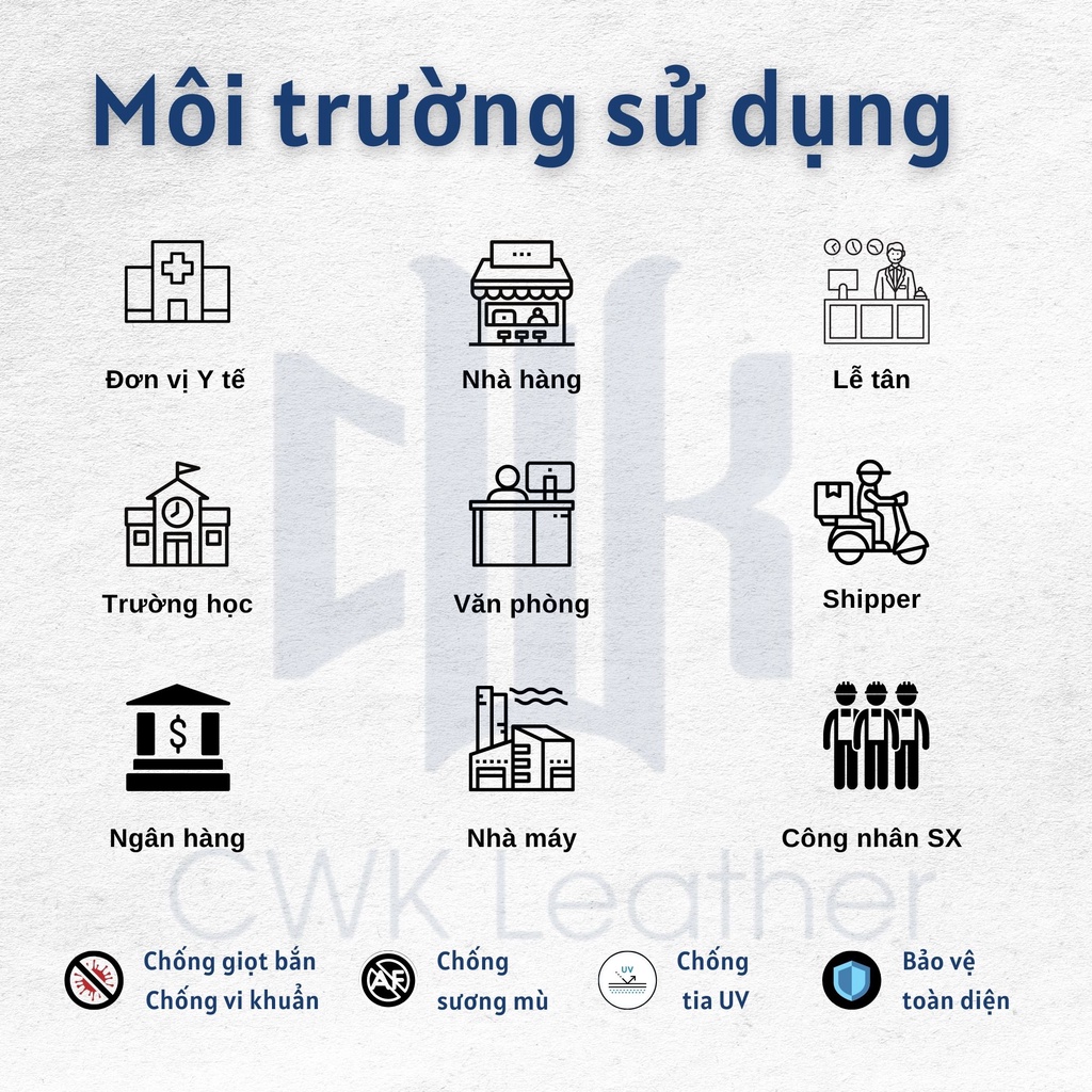 Kính chống giọt bắn cao cấp không vướng mắt kính, không bị sương mù