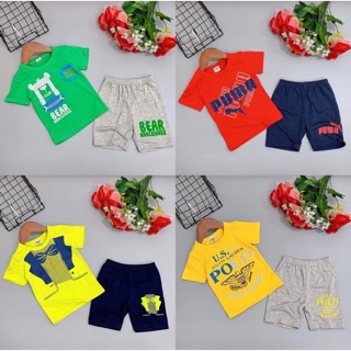 Bộ cotton bé trai