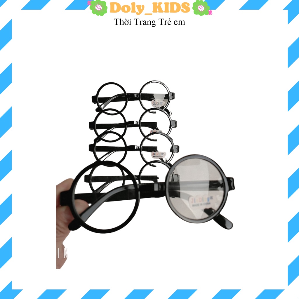 Kính cho bé Doly kids, kính cho bé trai bé gái kiểu Hàn Quốc K008, đồ cho bé trai bé gái từ 1-6 tuổi