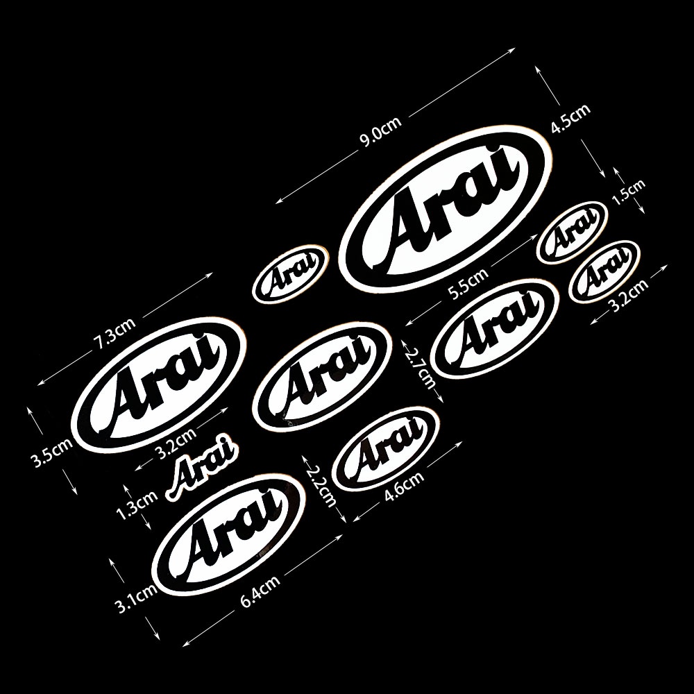 Sticker Phản Quang Dán Trang Trí Nón Bảo Hiểm Phong Cách Nhật Bản Độc Đáo