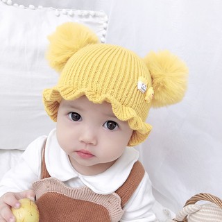 Mũ trùm đầu đính quả cầu lông gắn phụ kiện hoạt hình thời trang dễ thươngGIADUNGTONGKHO1Mũ chóp nhọn đính bóng nhung