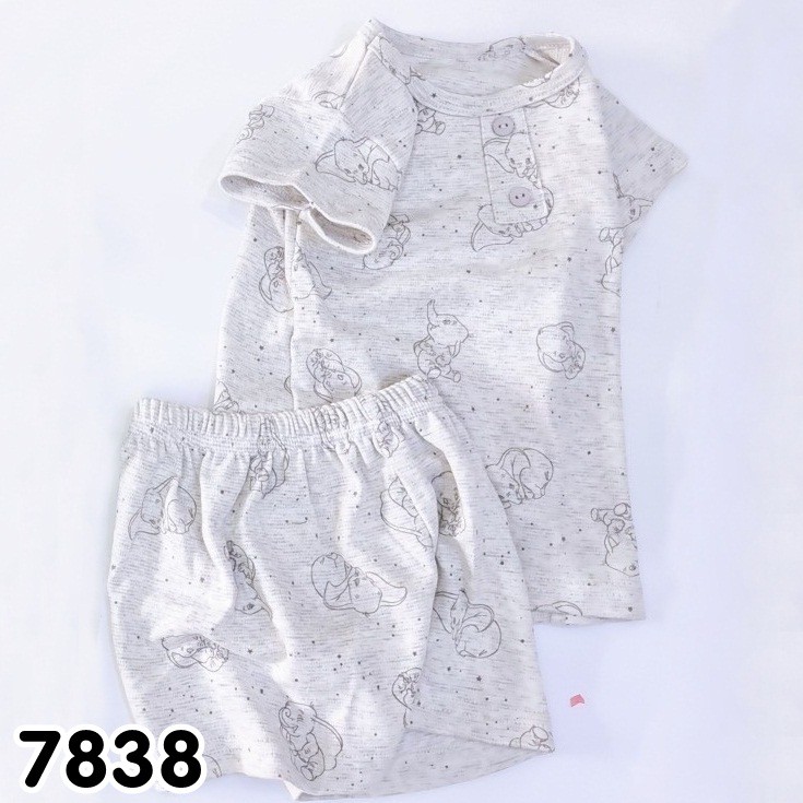 BỘ NGẮN TAY CỔ TRỤ NHIỀU HỌA TIẾT CHO BÉ TỪ 9KG- 22KG