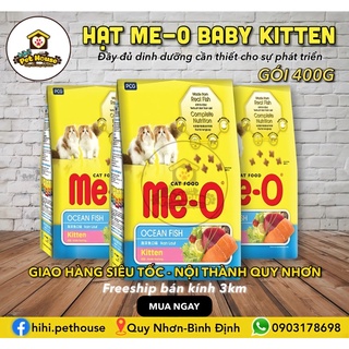 Hạt me-o baby kitten túi 400g | thức ăn khô cho mèo con