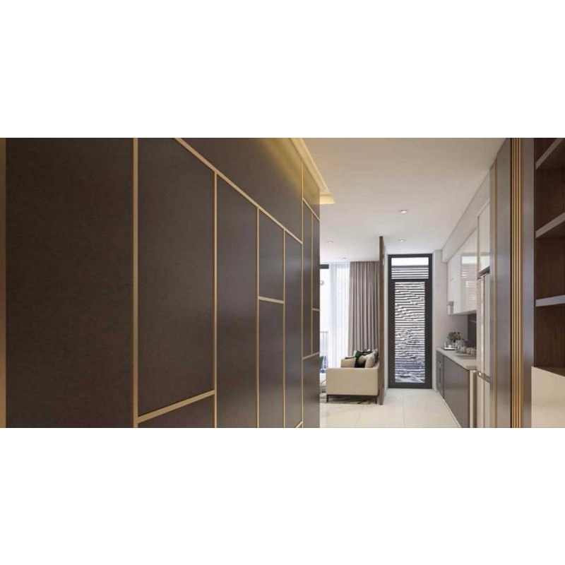 Nẹp T nhôm vàng bóng