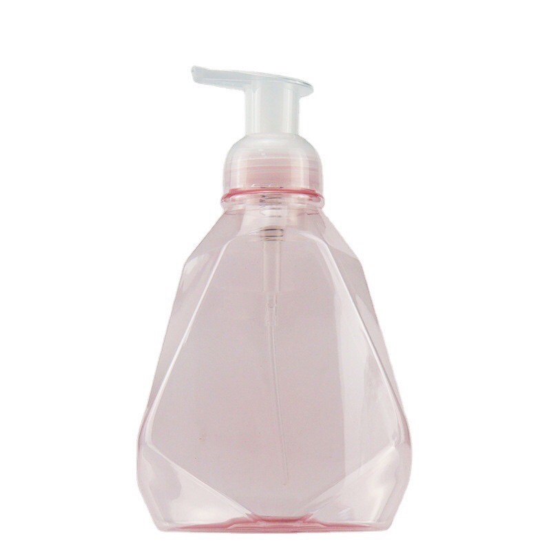 Chai vòi nhấn kim cương đựng dầu gội, sữa tắm (dung tích 300ml/600ml)