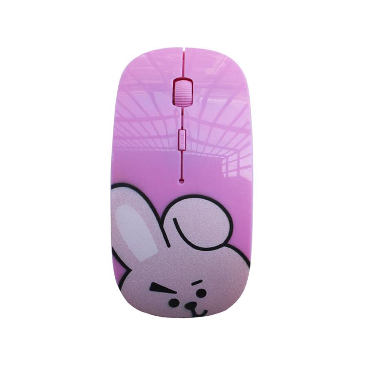 Chuột máy tính không dây họa tiết BT21 BTS