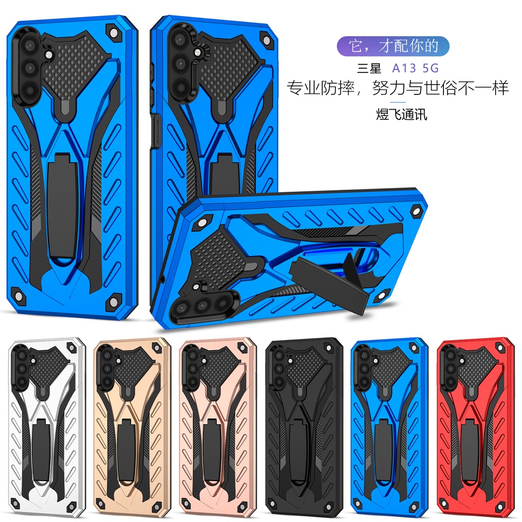 Ốp lưng Robot Samsung A13 4G Hybrid có đế chống sốc TPU galaxy A13