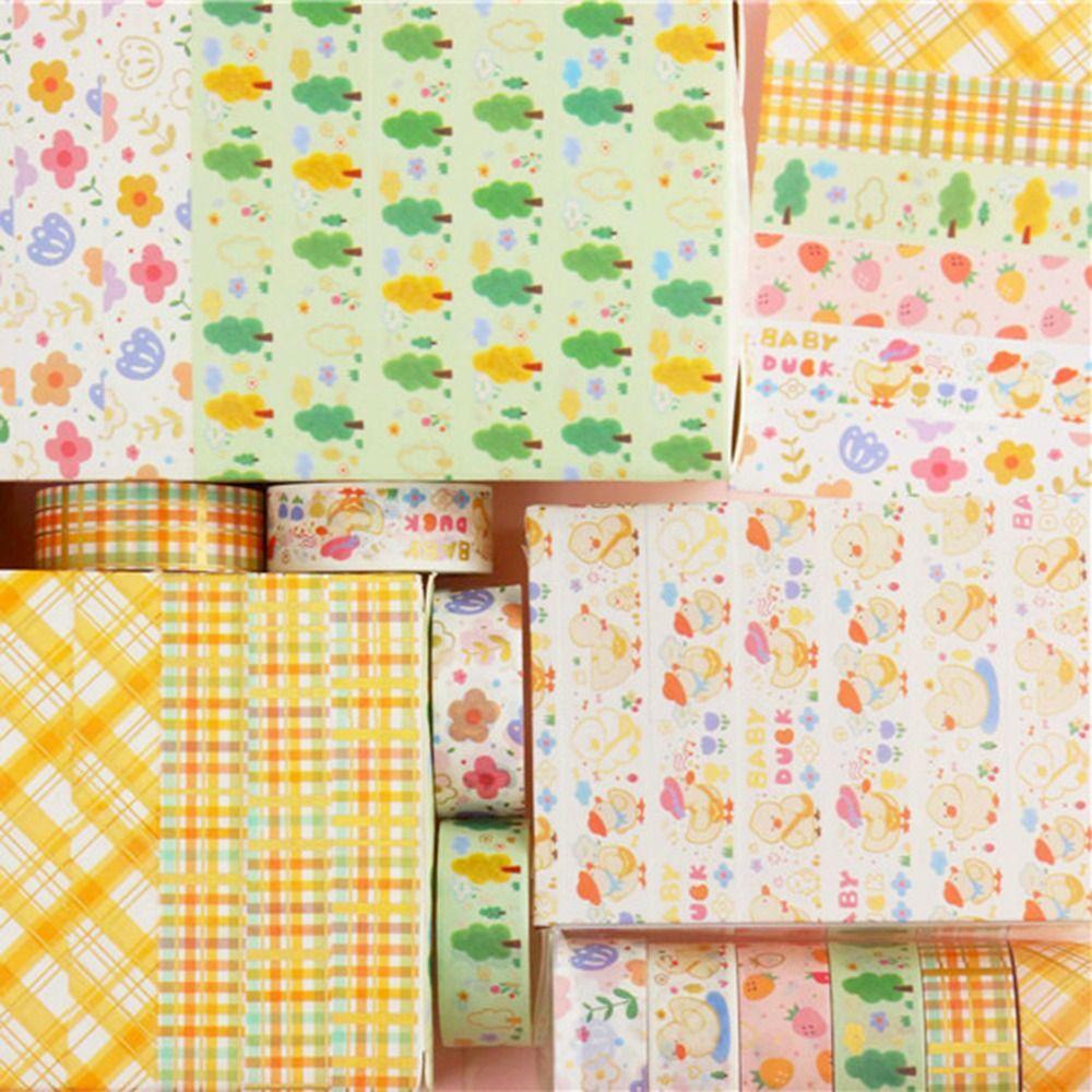 Set 6 Cuộn Băng Dính Họa Tiết Hoạt Hình Đáng Yêu