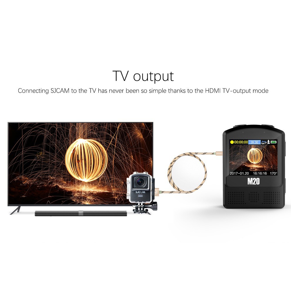 [Hot hòn họt] Camera hành trình SJCAM M20 bảo hành 12 tháng, hỗ trợ đổi trả 1 - 1, camera hành động 4k, camera 4k wifi | BigBuy360 - bigbuy360.vn