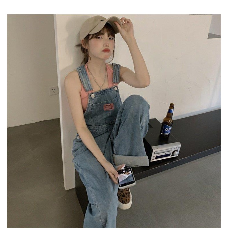 Quần Yếm Jean Dài Có Túi sc3730