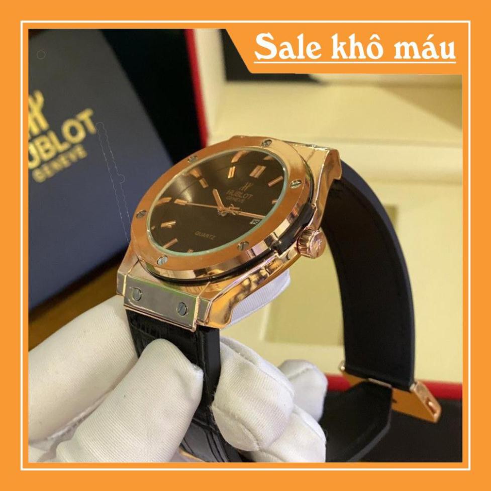 (Bảo hành 12 tháng) Đồng hồ cao cấp Hublot nam nữ size 42-36 hàng đẹp fullbox bảo hành 12th - Hulo - Đồng hồ HULO