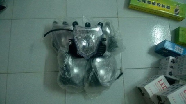 Đầu đèn pha sợi đốt xe điện Xmen đời mới