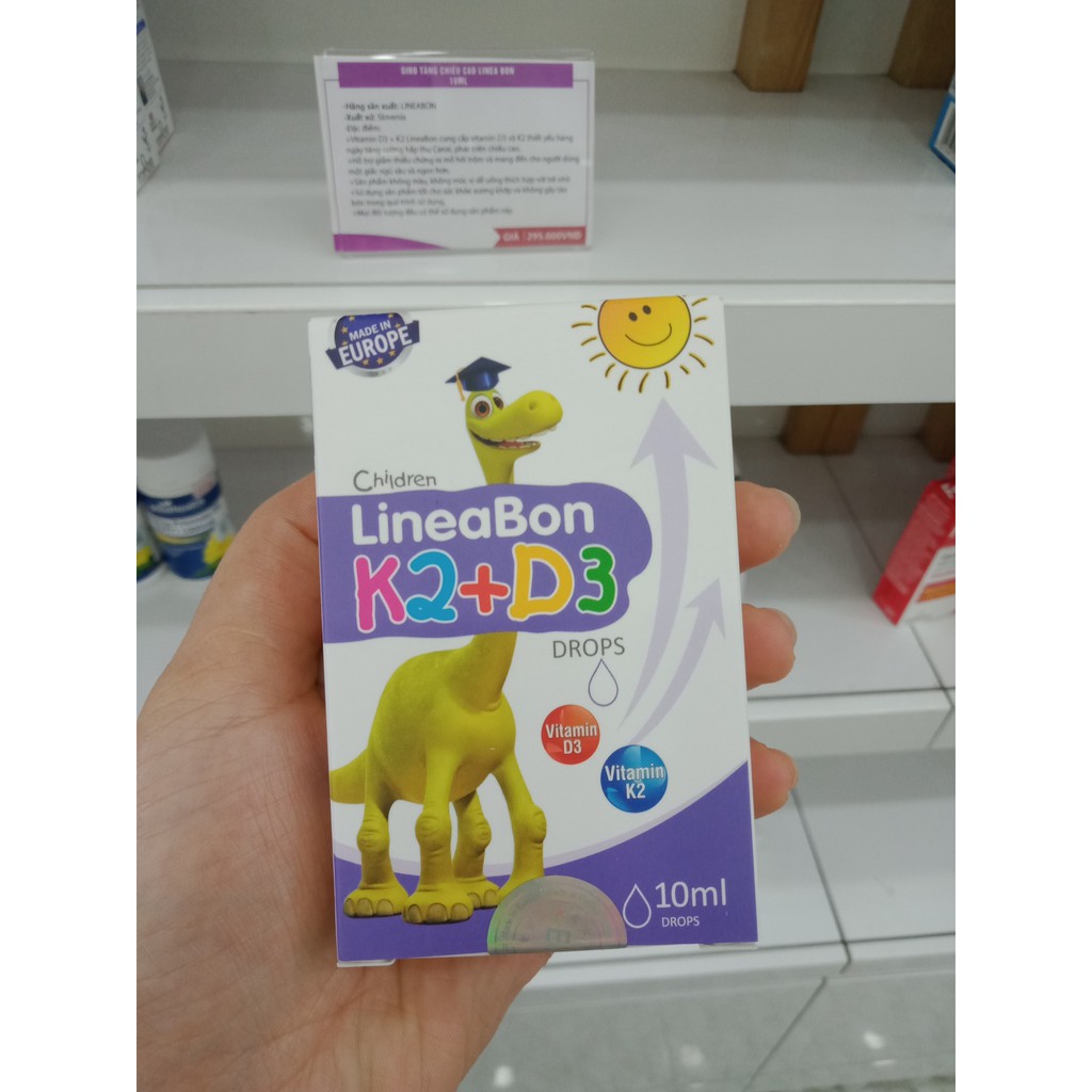 [Tặng Bột Nêm Massel Cao Cấp] Combo Vitamin tăng chiều cao MK7 – Lineabon K2+D3 Và Canxi Hartus