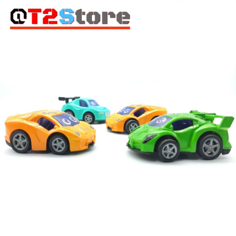 Xe ô tô đồ chơi, Hộp 4 xe đẩy đà 6 CM 431