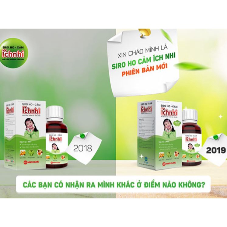 SIRO ho cảm ÍCH NHI sơ sinh _ SẢN PHẨM HIỆU QUẢ CHO BÉ BỊ HO-CẢM CÚM-HẮT HƠI-SỔ MŨI