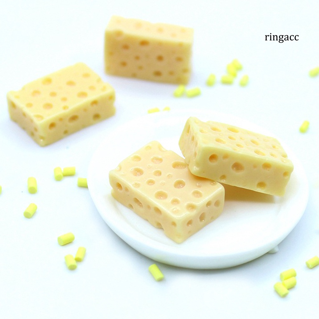 Set 10 Mô Hình Bánh Mì Phô Mai Mini Trang Trí Tiểu Cảnh