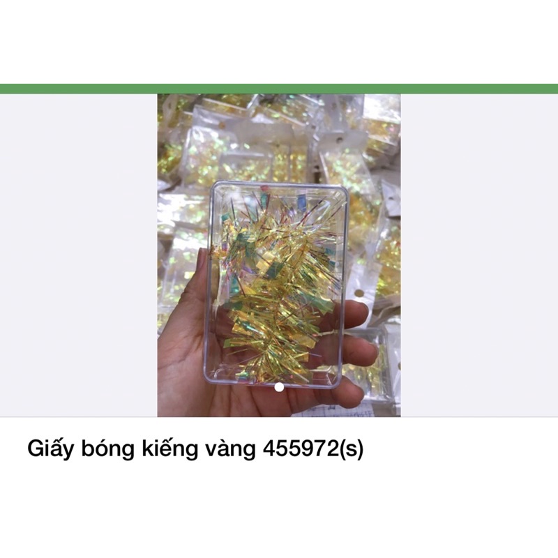 Giấy bóng kiếng ( rẻ ) trang trí móng tay chân