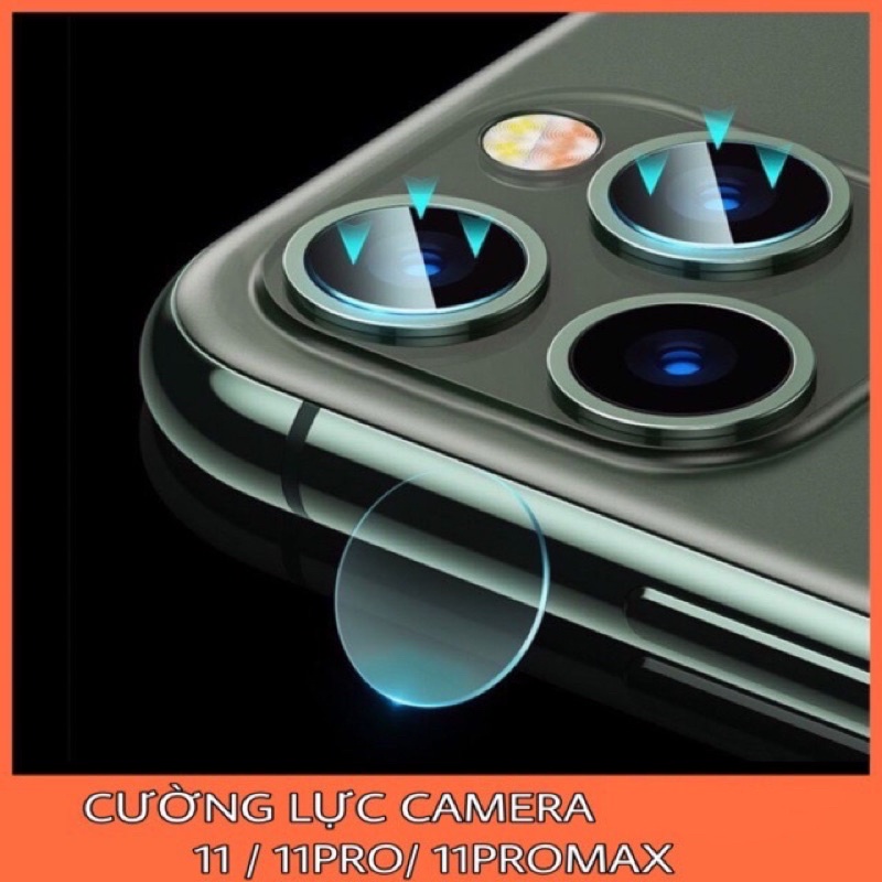 [SIÊU RẺ] CƯỜNG LỰC CAMERA DÀNH CHO IPHONE 11PRO/11PROMAX/11 - BẢO VỆ CAMERA