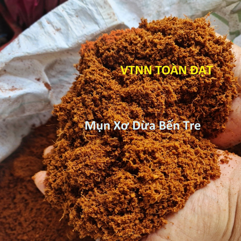 Mụn Xơ Dừa Đã Qua Xử Lý Coco Coir Mix, Mụn dừa GROW IT Giá Thể Trồng Cây, hàng chuẩn xuất khẩu