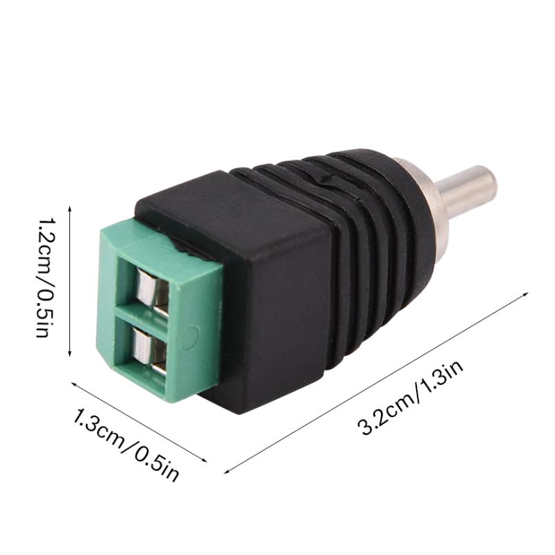 Bộ 15 đầu chuyển RCA Male sang AV thiết kế kết nối hình ảnh tiện lợi