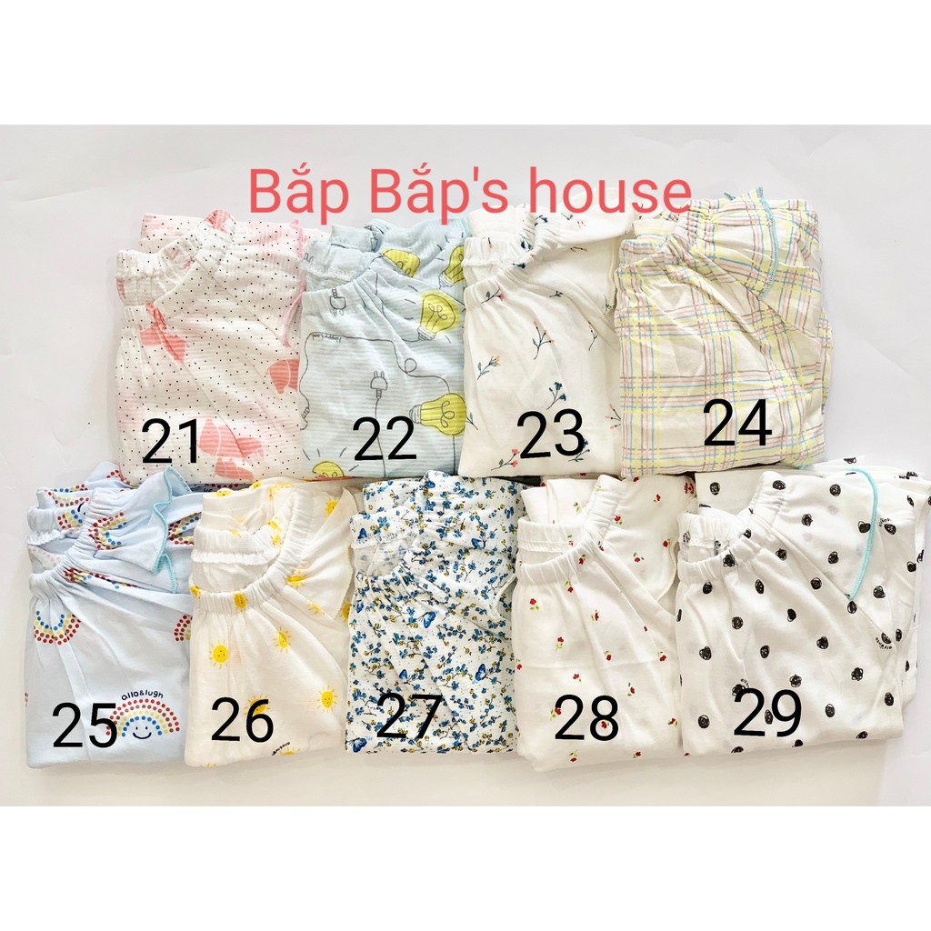 [FREESHIP] Đồ bộ dài tay bé gái [BAO ĐỔI TRẢ] chất cotton xuất Hàn mịn, co giãn, nhiều họa tiết