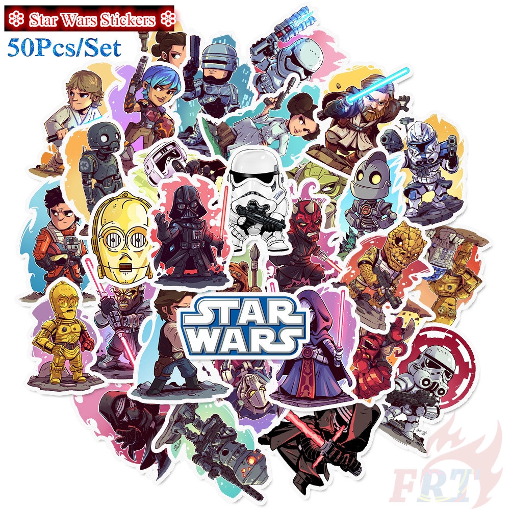 ❉ Star Wars Series 01 Stickers ❉ 50Pcs/Set Movie Cartoon DIY Fashion Mixed Doodle Decals Stickers
