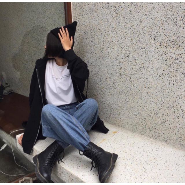 ÁO HOODIE KHÓA ZIP UNISEX BLACK - HOODIE DÂY KÉO FORM RỘNG MÀU ĐEN M L XL XXL | BigBuy360 - bigbuy360.vn