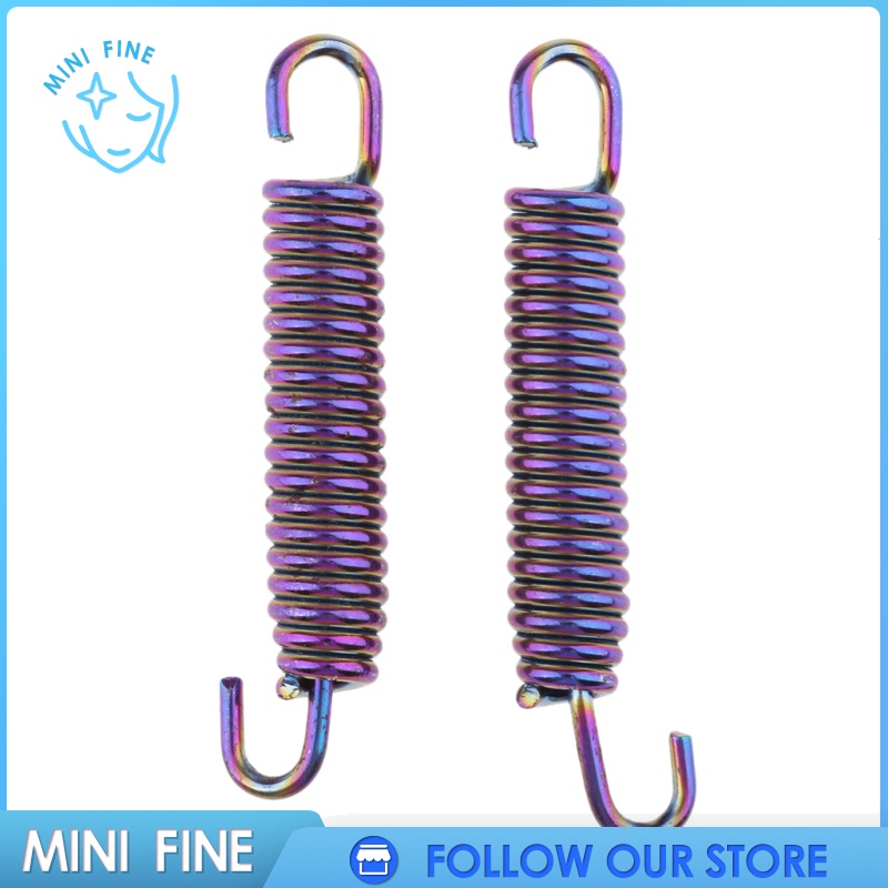 Set 2 Móc Lò Xo 65mm Bằng Thép Không Gỉ Chuyên Dụng Cho Ống Pô Xe Mô Tô