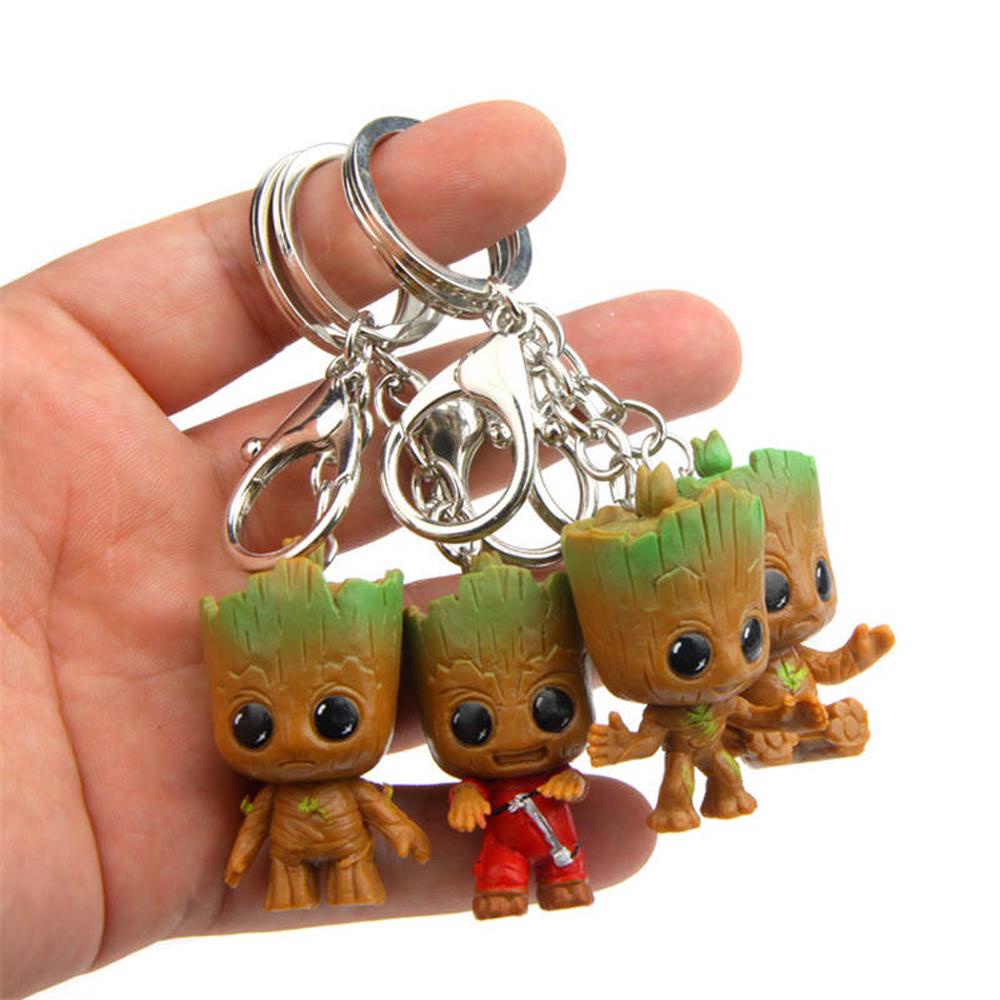 Móc Khóa Hình Groot Dễ Thương Dùng Trang Trí