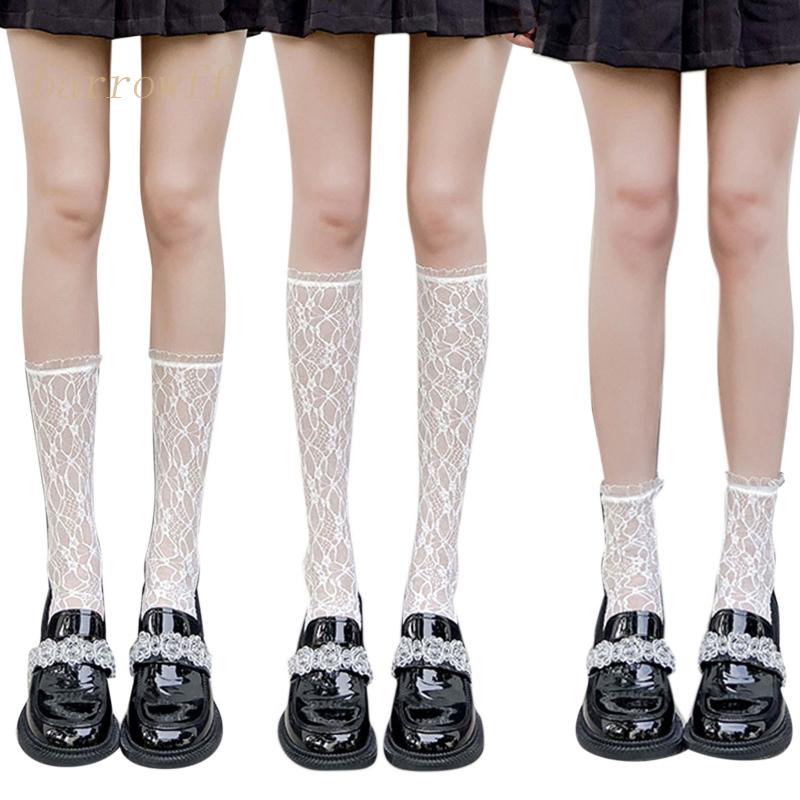 Brroa Vớ Phối Ren Phong Cách Lolita Nhật Bản Đáng Yêu Cho Nữ Sinh Hóa Trang