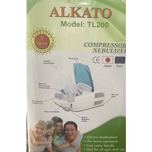 Máy xông khí dung mũi họng Akato, bảo hành 5 năm