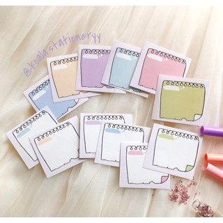 Bullet Journal Sticker - Combo 12 pastel note