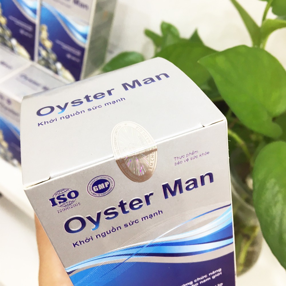 [Mã FMCG8 - 8% đơn 250K] Tinh Chất Hàu Oyster Man Tăng Cường Sinh Lý Nam Giới, Cải Thiện Cương Dương (Hộp 30 / 60 viên) | BigBuy360 - bigbuy360.vn